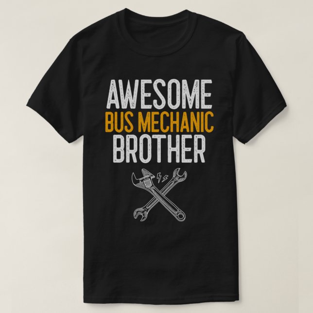 Mekanisk gåva från fantastisk-Buss T Shirt (Design framsida)