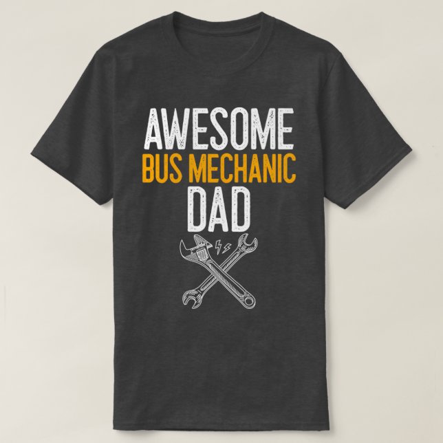 Mekanisk gåva från fantastisk Buss vid mekanismen  T Shirt (Design framsida)