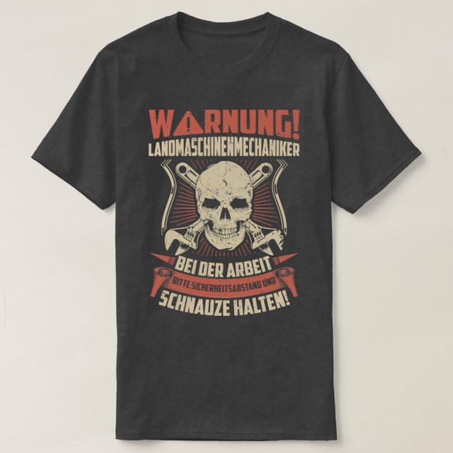 Mekanisk gåva från lantbruksmaskiner (2) t shirt (Design framsida)