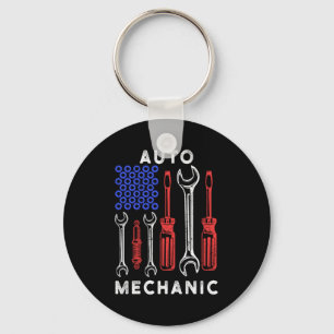 Mekanisk gåva från US Flagga Wrench Screwdriver Wo Nyckelring