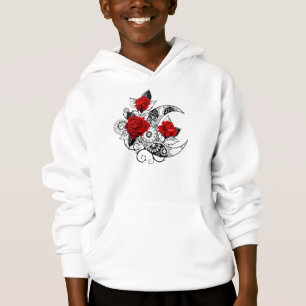 Mekanisk halvmåne med Röd ros T Shirt