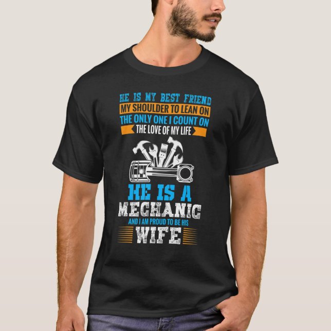Mekanisk Handyman Workshop Mechanical Ingenjör Car T Shirt (Framsida)