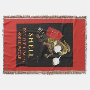 Mekanisk häst med snäckaolja mysfilt