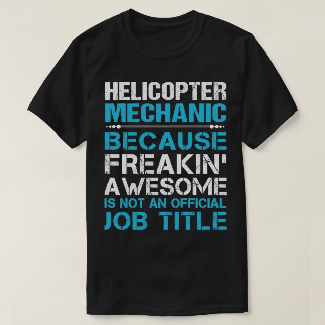 Mekanisk helikopteravlastning av Gift-objekt i Fan T Shirt (Design framsida)
