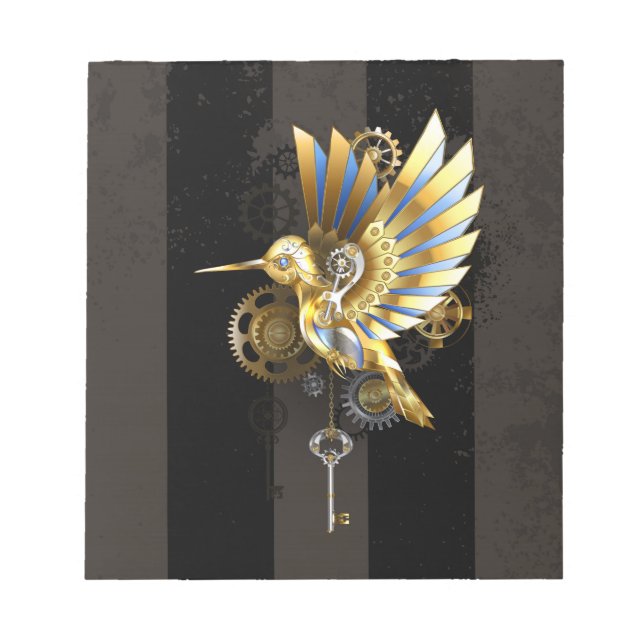 Mekanisk hummingbird anteckningsblock (Framsida)