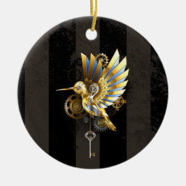 Mekanisk hummingbird julgransprydnad keramik