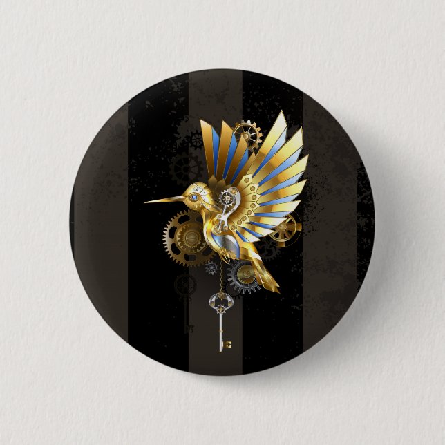 Mekanisk hummingbird knapp (Framsida)