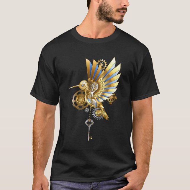 Mekanisk hummingbird t shirt (Framsida)