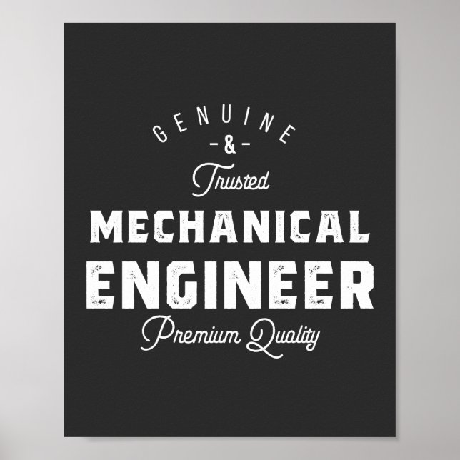 Mekanisk Ingenjör Poster (Framsidan)