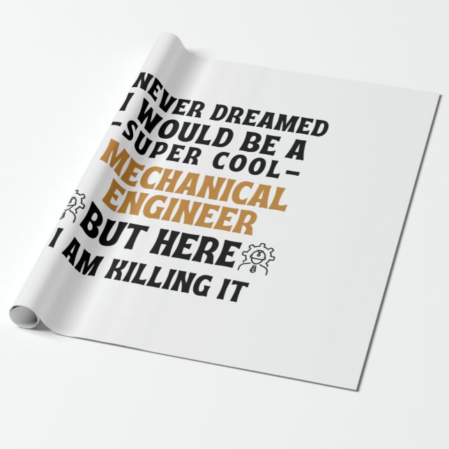 MEKANISK INGENJÖR PRESENTPAPPER (Utrullad)