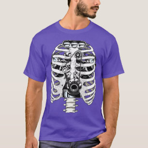 Mekanisk Ingenjör-Skeleton-mekanism T Shirt