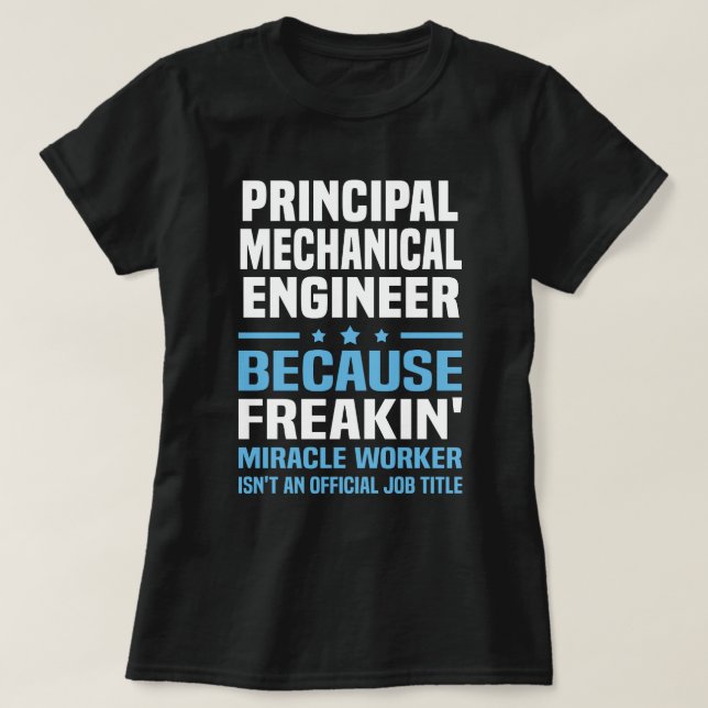 Mekanisk Ingenjör T Shirt (Design framsida)