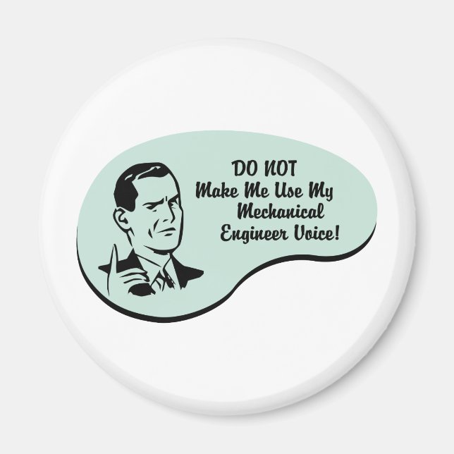Mekanisk Ingenjör Voice Magnet (Framsidan)