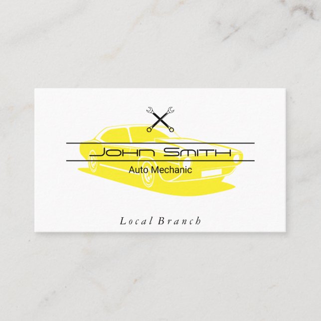 Mekanisk | Ingenjör | Wrenches Visitkort (Framsida)