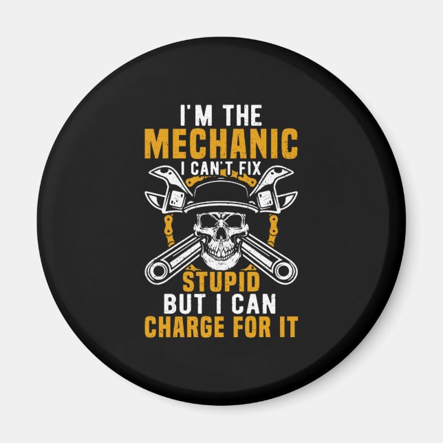 Mekanisk jag är den mekanism jag inte kan åtgärda magnet (Framsidan)