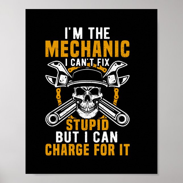 Mekanisk jag är den mekanism jag inte kan åtgärda poster (Framsidan)