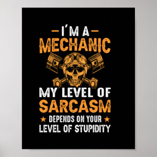 Mekanisk jag är i nivåmekanismen poster