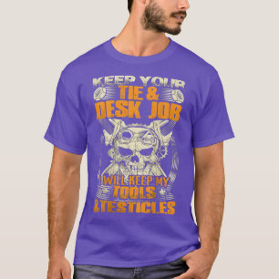 Mekanisk jag kommer att Behålla Verktyg och testic T Shirt