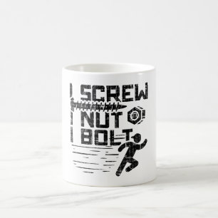 Mekanisk - jag Skratt I Nöt I Bolt Kaffemugg