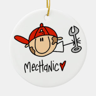 Mekanisk Julgransprydnad Keramik