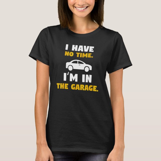 Mekanisk justering för bilbil i Underbara Påståend T Shirt (Framsida)