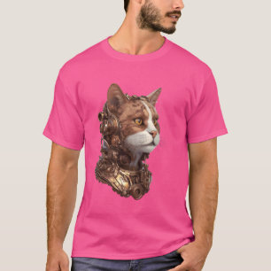 Mekanisk Katt Steampunk Kattunge Robot Kattdjur Me T Shirt