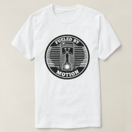 Mekanisk Kinestetisk Kolv Cirkulär Märke T Shirt