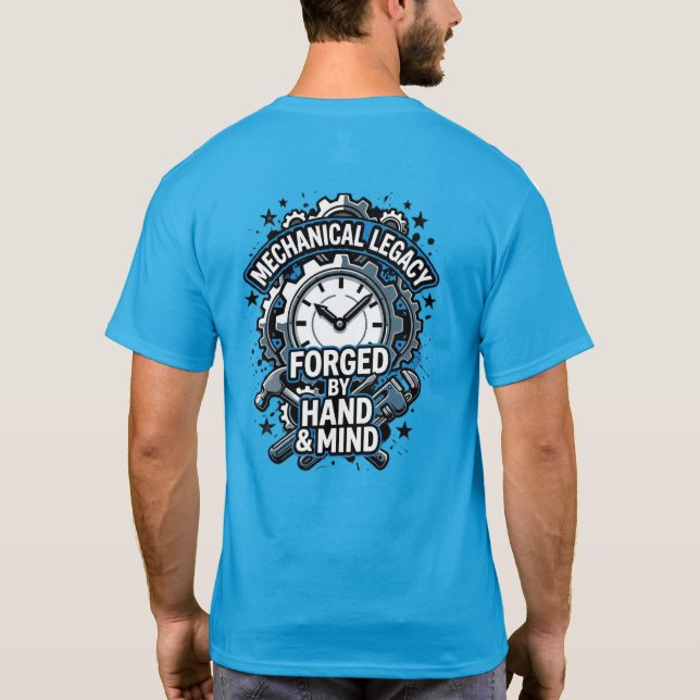Mekanisk Legacy T-Shirt Smidd av Hand och Sinne (Baksida)