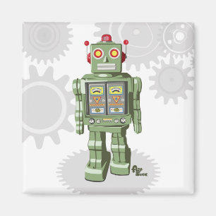 Mekanisk leksakrobotmagnet magnet