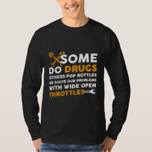 Mekanisk lösning på problem med breda öppna gränse t shirt