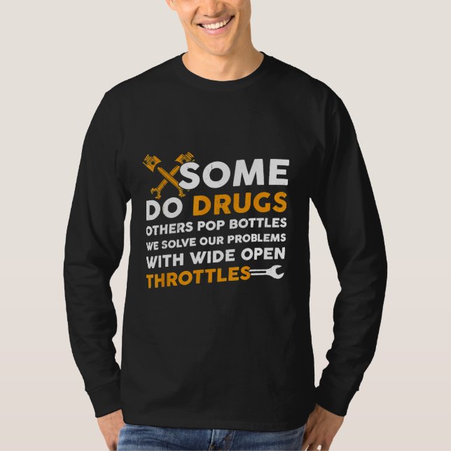 Mekanisk lösning på problem med breda öppna gränse t shirt (Framsida)