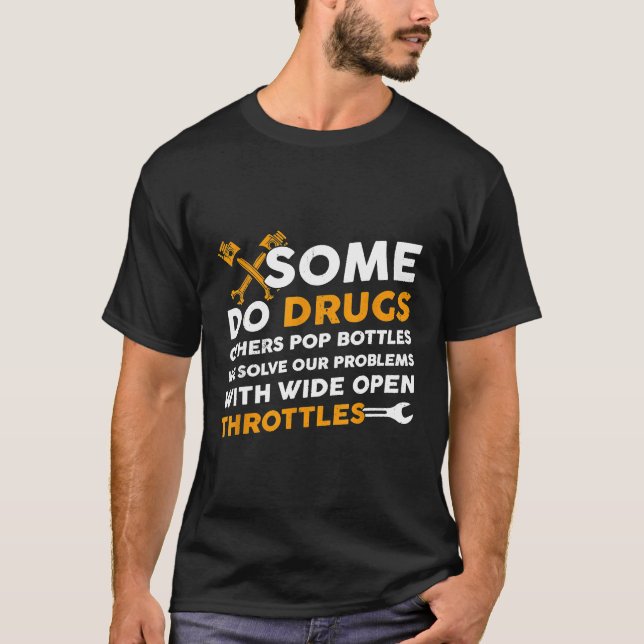 Mekanisk lösning på problem med breda öppna gränse t shirt (Framsida)