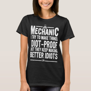 Mekanisk mekanism Jag försöker göra Sak Auto Mecha T Shirt