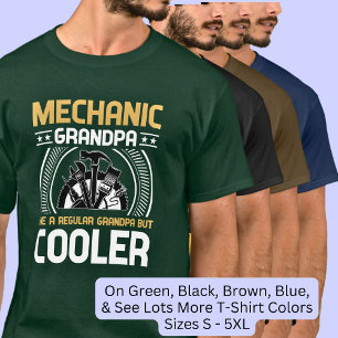 Mekanisk morfar-kooler med Verktyg T Shirt