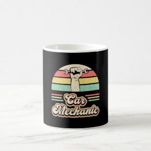 Mekanisk motorbil, motorvagn Funny Gift Idea Kaffemugg