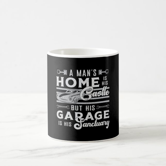 Mekanisk motormotor för bilmekanik Ljudig Gift Ide Kaffemugg (Center)