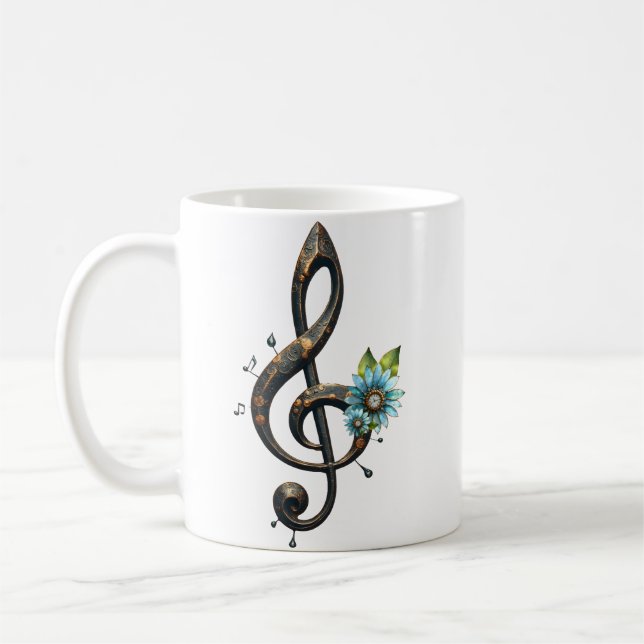 Mekanisk  nyckel  kaffemugg (Vänster)