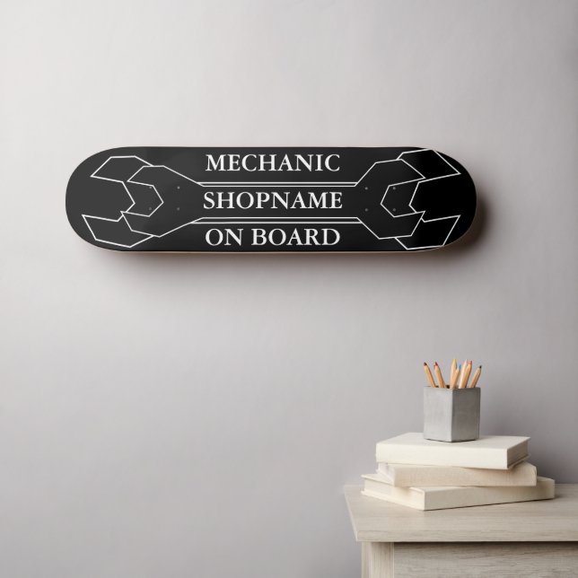 Mekanisk ombord mini skateboard bräda 18,5 cm (Väggkonst (Horz))