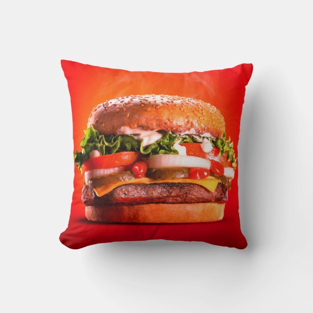 Mekanisk ostburger kudde (Framsida)
