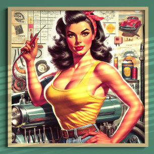 Mekanisk plagg poster