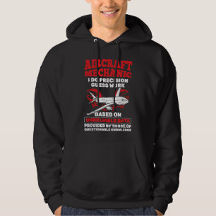 Mekanisk precision av luftfartyg Garanterar att ja Hoodie