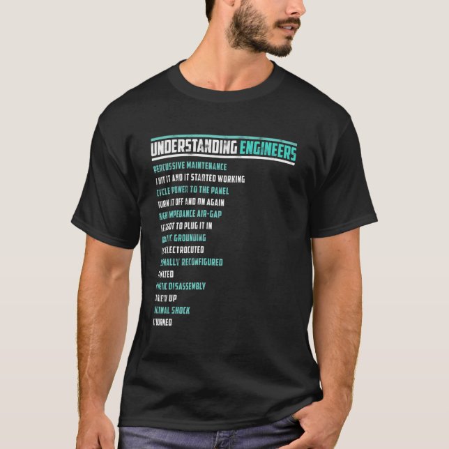Mekanisk Roligt om Sarcastic Engineering T Shirt (Framsida)