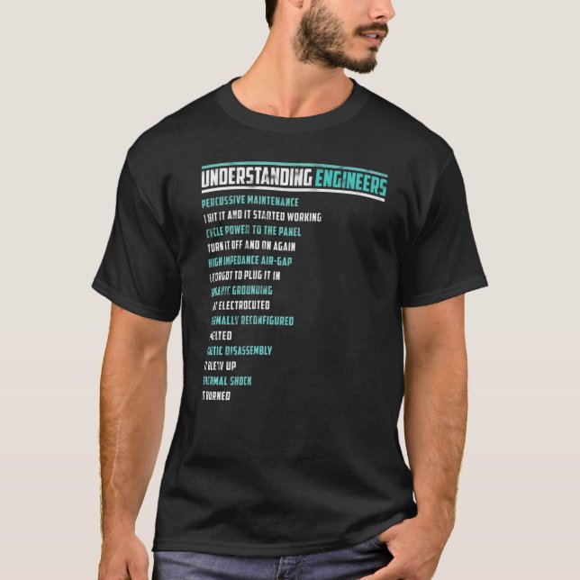 Mekanisk Roligt om Sarcastic Engineering T Shirt (Framsida)