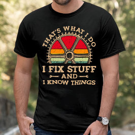 Mekanisk Shirt, jag fixar Saker T Shirt