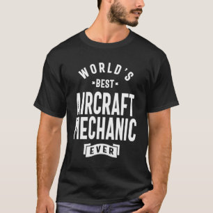 Mekanisk sjöfartstiltitel för luftfartyg t shirt