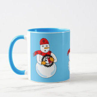 Mekanisk Snögubbe Mugg