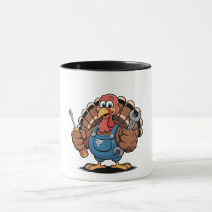 Mekanisk Squad Turkey Thanksgiving Gobbler Mugg