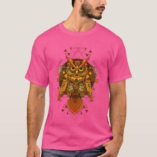 Mekanisk Steampunk Uggla. T Shirt