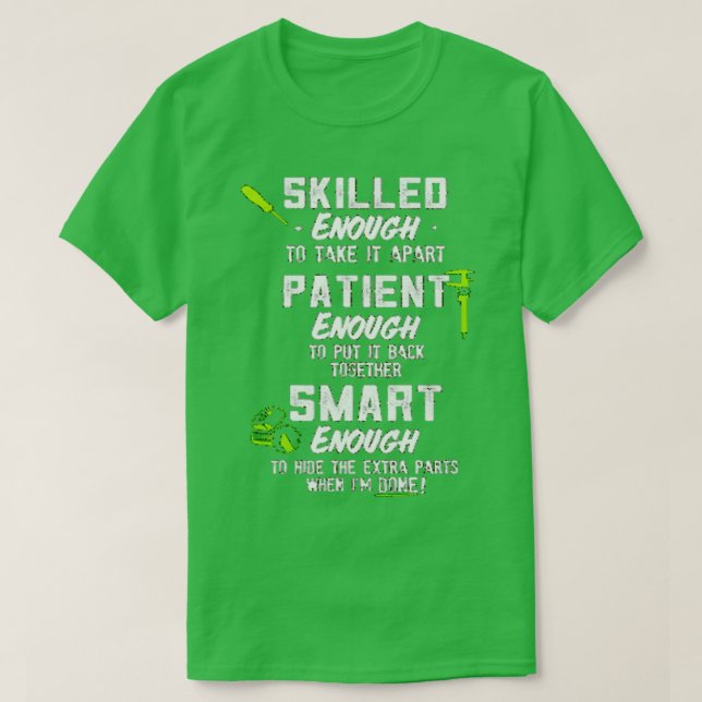 mekanisk t shirt (Design framsida)