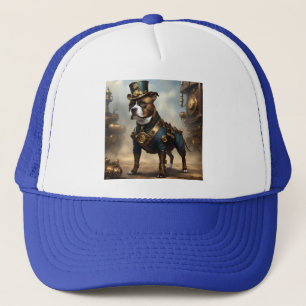 Mekanisk Tassar: Steampunk Stafford Dshire Terrier Keps